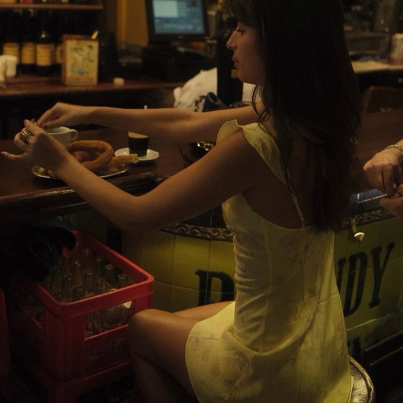 Realisation Par Light Yellow Floral Mini Dress - Picture 2 of 7